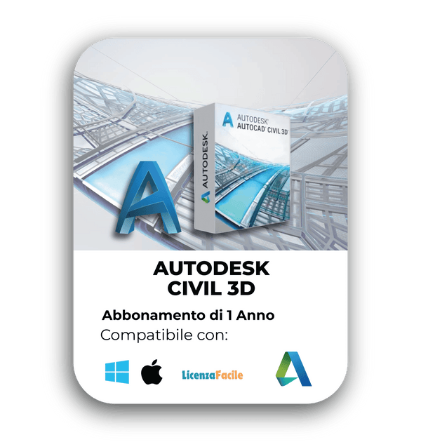 Autodesk Civil 3D - licenzafacile