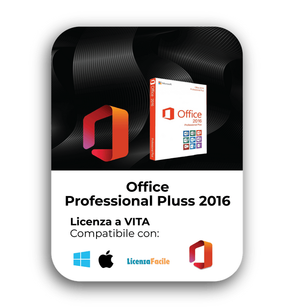 Microsoft Office 2016 Professional Plus - licenzafacile